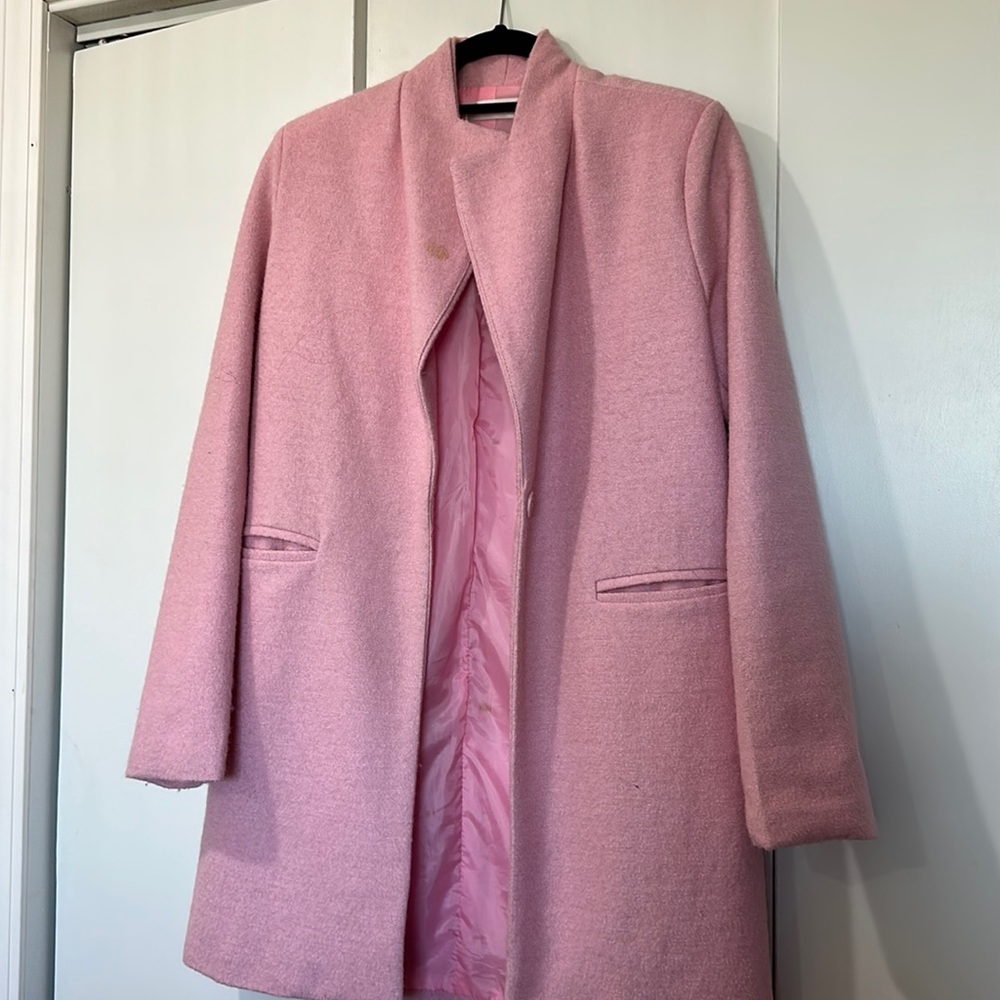 Light pink long coat